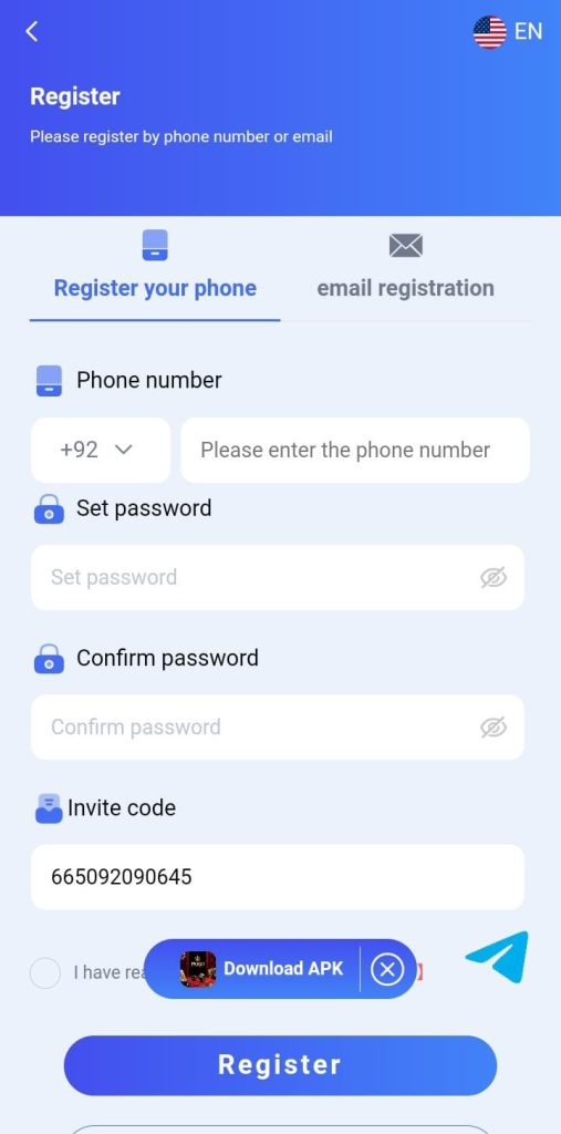 Download The PKR47 And get a free bonus